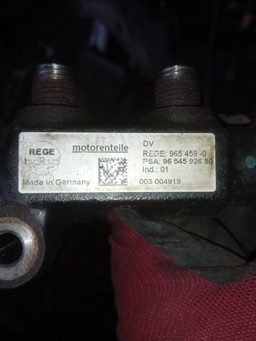 Датчик тиску палива 9654592680 PEUGEOT
