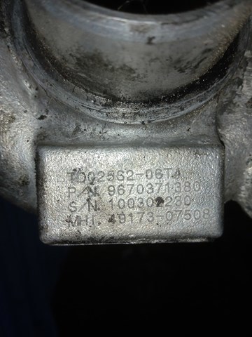 Турбіна 9670371380 PEUGEOT