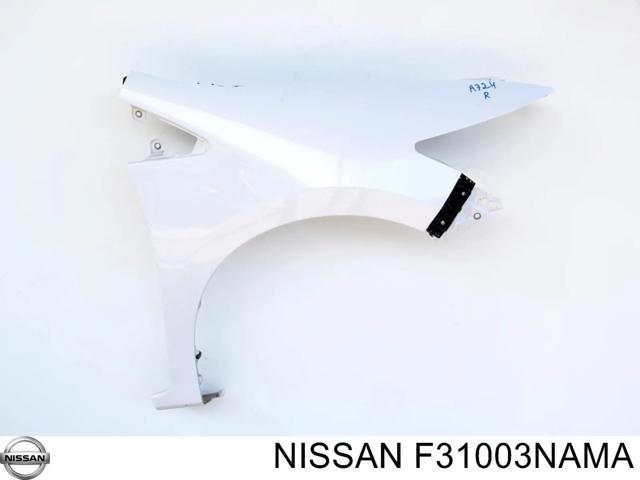 Б/у крило переднє праве (trim z10g) nissan leaf (2011-2017) код: 2376 F31003NAMA