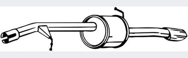 Глушник задній 135111 BOSAL