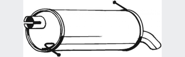 Глушник задній 154323 BOSAL