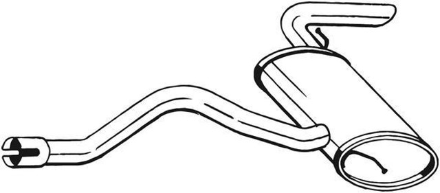 Глушник задній 175431 BOSAL