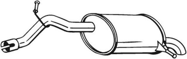 Глушник, задня частина 190085 BOSAL