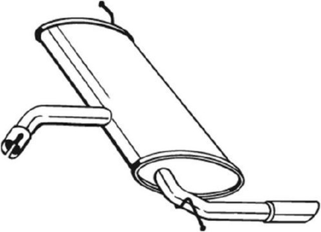 Вихлопна труба 227039 BOSAL