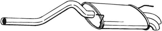 Вихлоп 227105 BOSAL