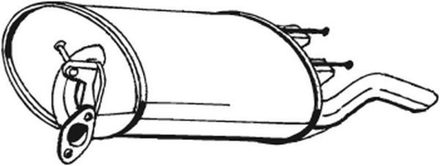 Глушник задній 228443 BOSAL