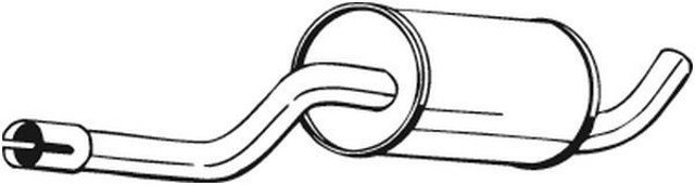 Середній глушник 235017 BOSAL