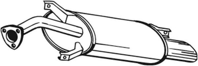 Глушник задній 235135 BOSAL