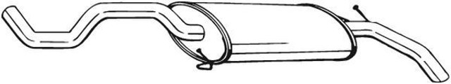 Вихлоп 281377 BOSAL