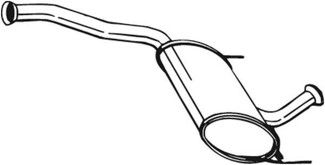 Середній глушник 281693 BOSAL