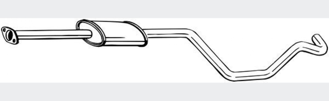 Середній глушник 284617 BOSAL