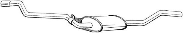Середній глушник 285067 BOSAL