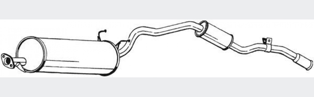 Глушник, задня частина 286233 BOSAL