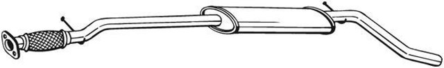 Середній глушник 286325 BOSAL