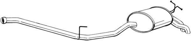 Вихлопна труба 287087 BOSAL