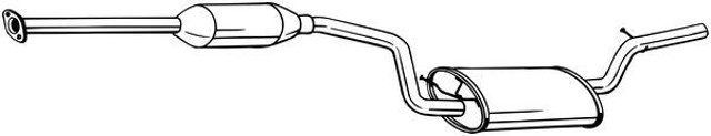 Глушник, середня і задня частина 288203 BOSAL