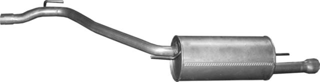 Глушник вихлопних газів кінцевий 30438 POLMOSTROW