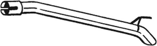 Глушник, задня частина 750233 BOSAL
