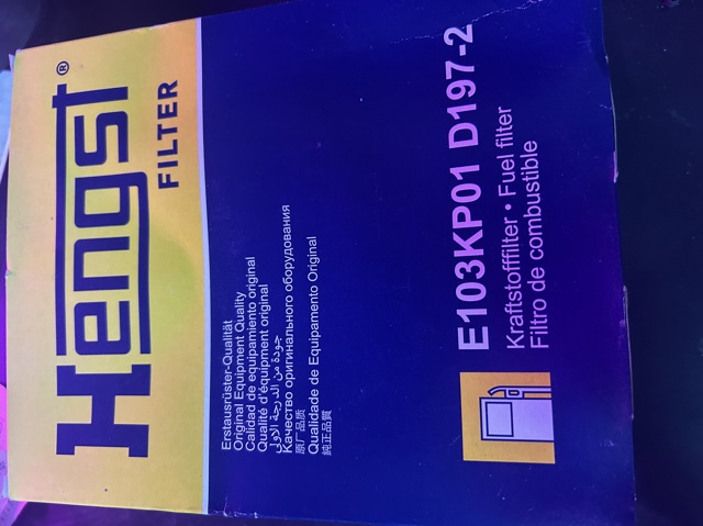 Фільтр палива E103KP01D1972 HENGST