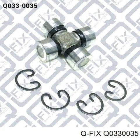 Хрестовина карданного валу, заднього Q0330035 Q-FIX