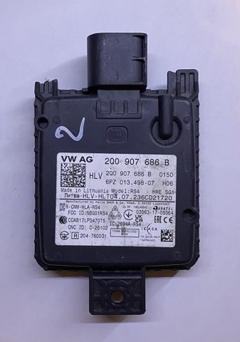 Датчик контролю мертвої зони, задній 2Q0907686B VAG