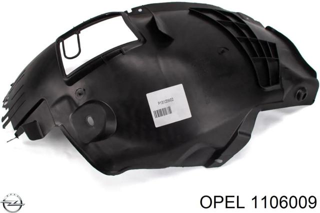 Підкрилок переднього крила, лівий передній 1106009 OPEL