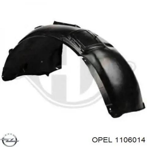 Підкрилок переднього крила, правий задній 1106014 OPEL