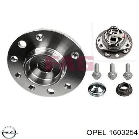 Підшипник в зборі з маточиною передній 1603254 OPEL