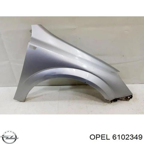 Переднє праве крило 6102349 OPEL