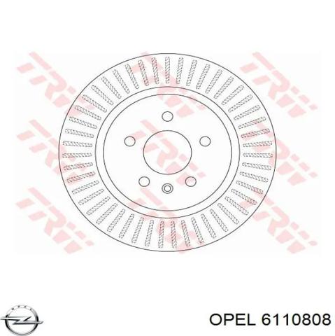 Лонжерон рами передній правий 6110808 OPEL