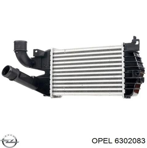 Охолоджувач наддувочного повітря 6302083 OPEL