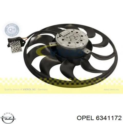 Вентилятор радіатора кондиціонера 6341172 OPEL