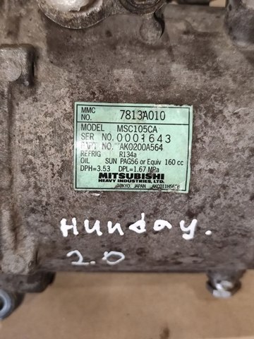 Компресор системи кондиціювання 7813A010 MITSUBISHI