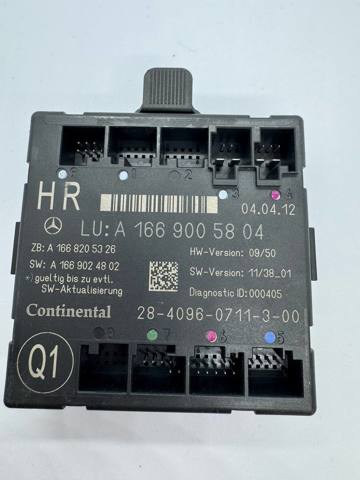 Блок комфорту задніх дверей A1669005804 MERCEDES