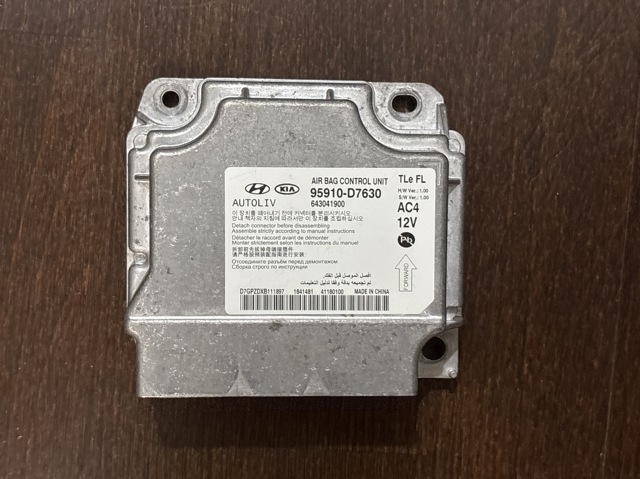 Блок управління airbag 95910D7630 HYUNDAI