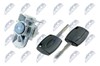 1552849 - комплект замка передней двери ford c-max focus EZCFR059