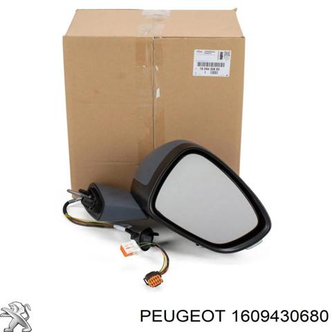 Праве дзеркало заднього виду 1609430680 PEUGEOT