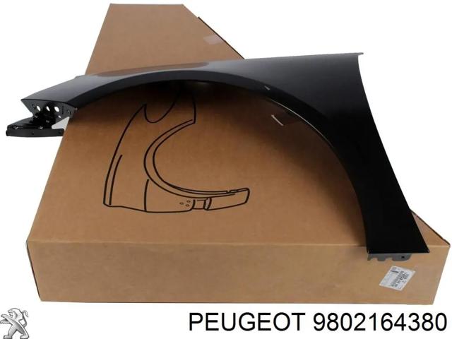 Переднє ліве крило 9802164380 PEUGEOT