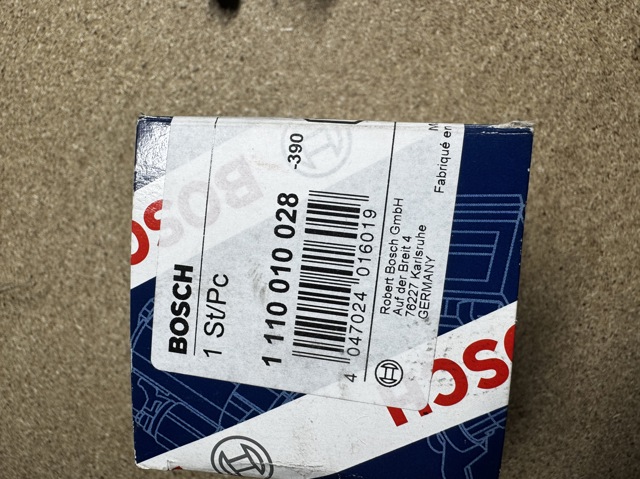 Регулятор тиску палива 1110010028 BOSCH