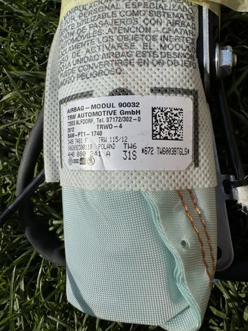Подушка безпеки AIRBAG спинки сидіння, лівого 4H0880241A VAG