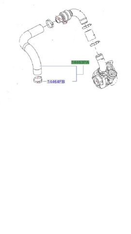 Трубка, що нагнітається 14463EB71A NISSAN