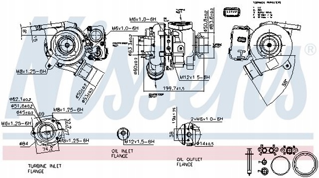 Турбонаддув 93432 NISSENS