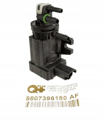 Клапан соленоїд регулювання заслонки EGR 9807396180 PEUGEOT