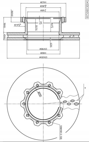 Дискові гальма MTXT303 MTX