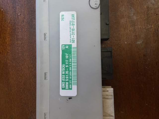 Блок управління комфорту 61359117101 BMW