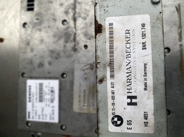 Підсилювач звуку аудіосистеми 651206920461 BMW