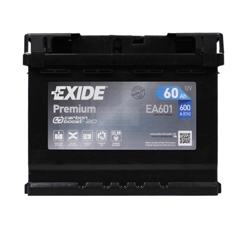 Акумуляторна батарея, АКБ EA601 EXIDE