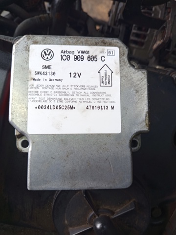 Модуль-процесор управління подушки безпеки 1C0909605C VAG