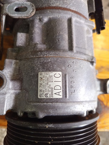 Компресор системи кондиціювання 9675655880 PEUGEOT