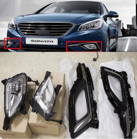Фара протитуманна, ліва Hyundai Sonata 7